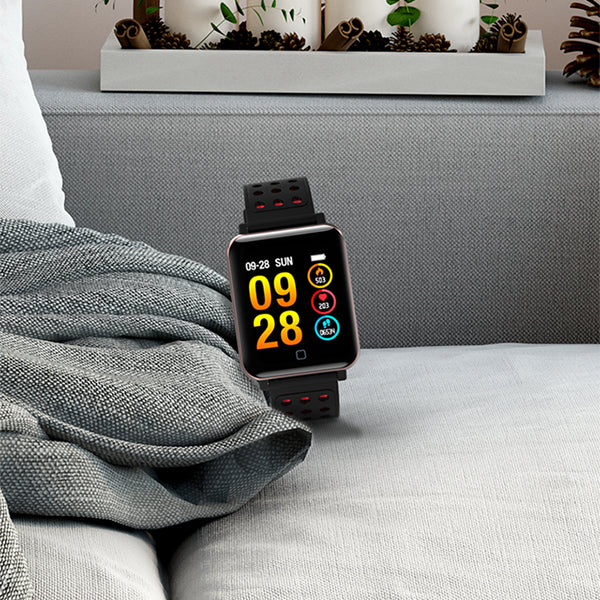 Bakeey M19 1.3" Fitness Tracker Smart Wristband - Heart Rate, Blood Pressure, Blood Oxygen Monitor with IP67 Waterproof & Training Modes