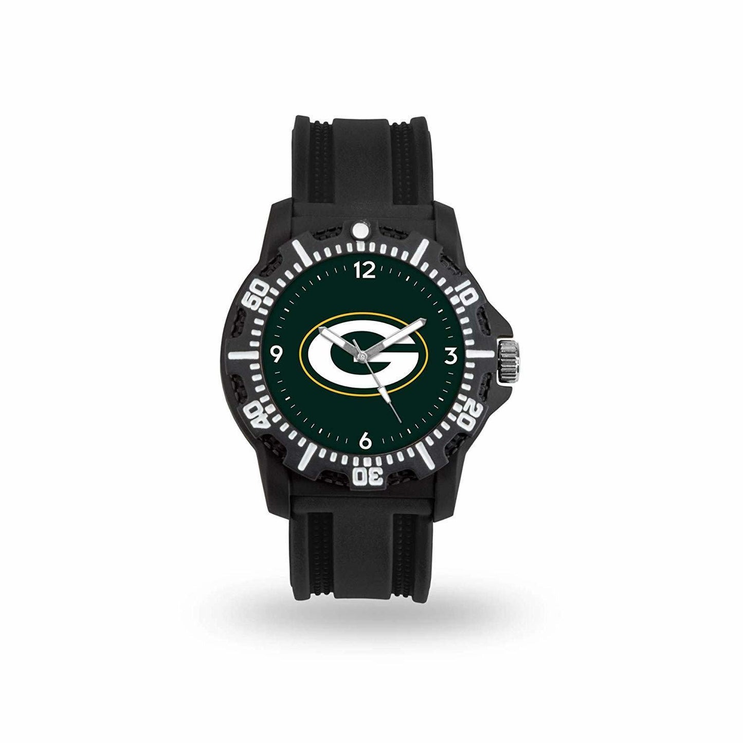 Green Bay Packers Game Time NFL Team Logo Watch - Officially Licensed Unisex Fan Watch with Silicone Band