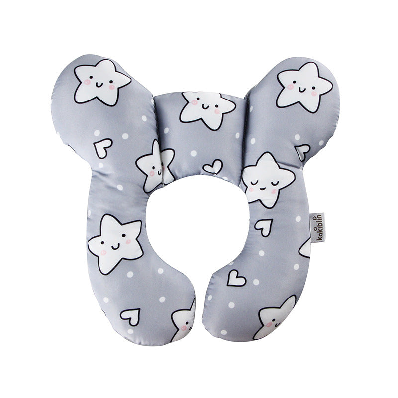 Baby Travel Pillow U Shaped Infant Head Neck Support Car Seat Stroller Travel evlune