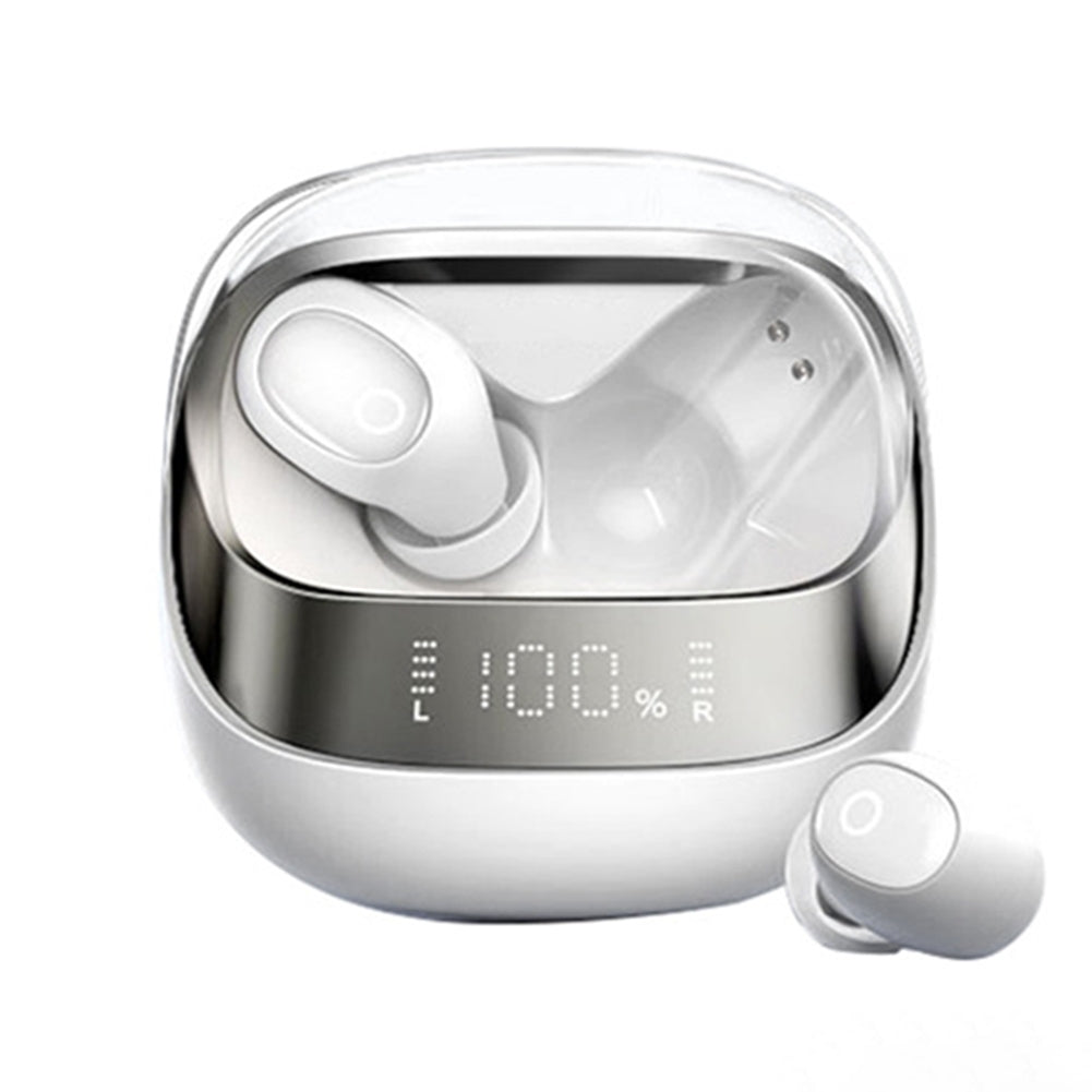 Wireless Bluetooth 5.3 Headphones with Digital Display - IPX4 Waterproof In-Ear Earbuds with Jerry Chip, 8+ Hour Battery Life (DB2)