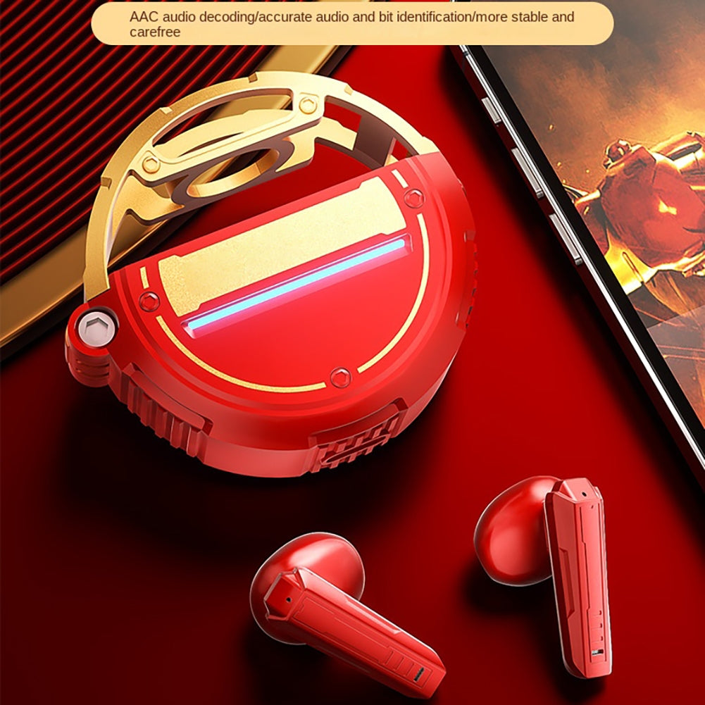 Gx-9 Bluetooth 5.3 Headphones Noise Reduction Bass Music Earphone Wireless Game Headset Blue