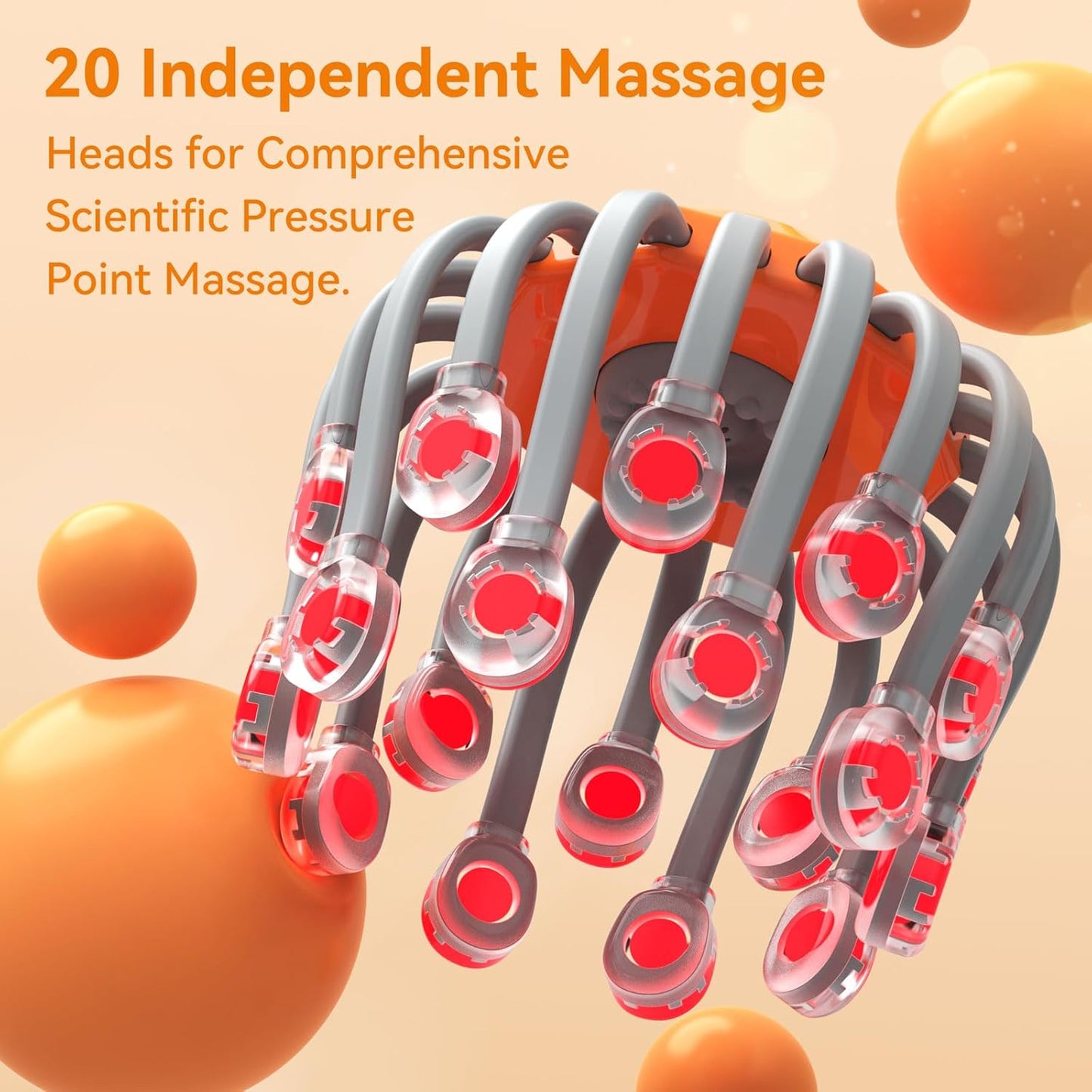 Migraine Relief Massager Heat Vibration Therapy evlune