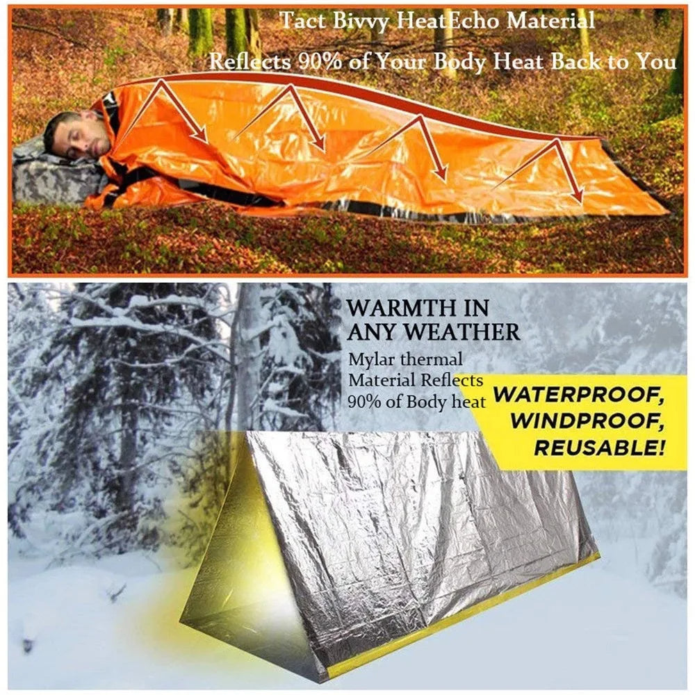 Mylar Bivvy NASA Tech Survival evlune