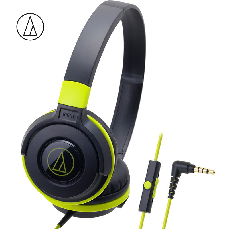 Audio-Technica ATH-S100iS Pink Wired On-Ear Headphones with In-Line Microphone for Smartphones and Computers