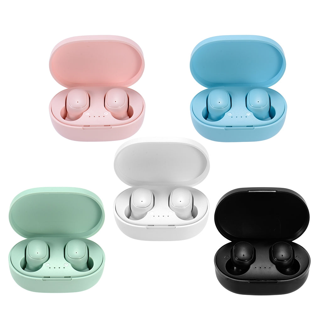 A6S Pro Bluetooth 5.0 Wireless Earbuds - Pink Noise Cancelling In-Ear Heشadphones with Mic, IPX4 Waterproof, True Wireless Stereo Earphones with Charging Case