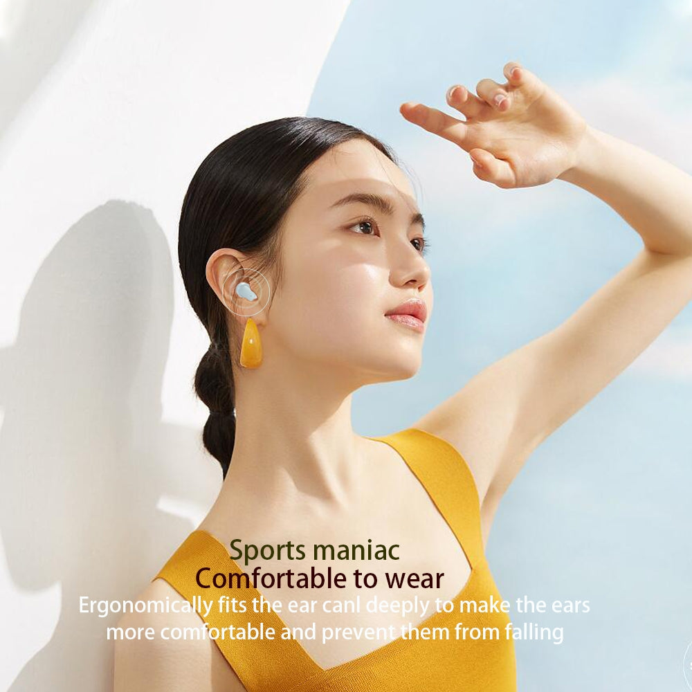A6S Pro Bluetooth 5.0 Wireless Earbuds - Pink Noise Cancelling In-Ear Heشadphones with Mic, IPX4 Waterproof, True Wireless Stereo Earphones with Charging Case