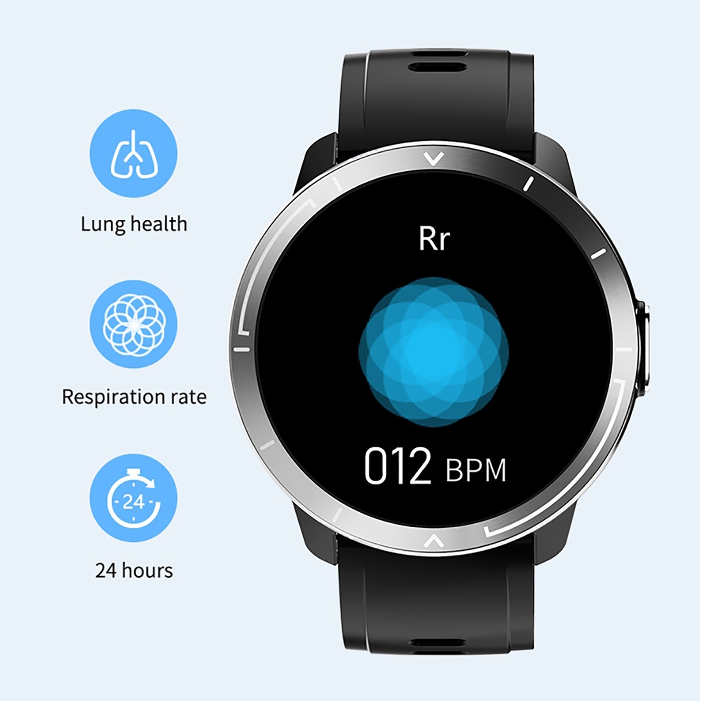 ZEBLAZE M18plus Business Smart Watch with Advanced Health Monitoring - Heart Rate, Blood Oxygen, ECG & Multi-Sport Fitness Tracker