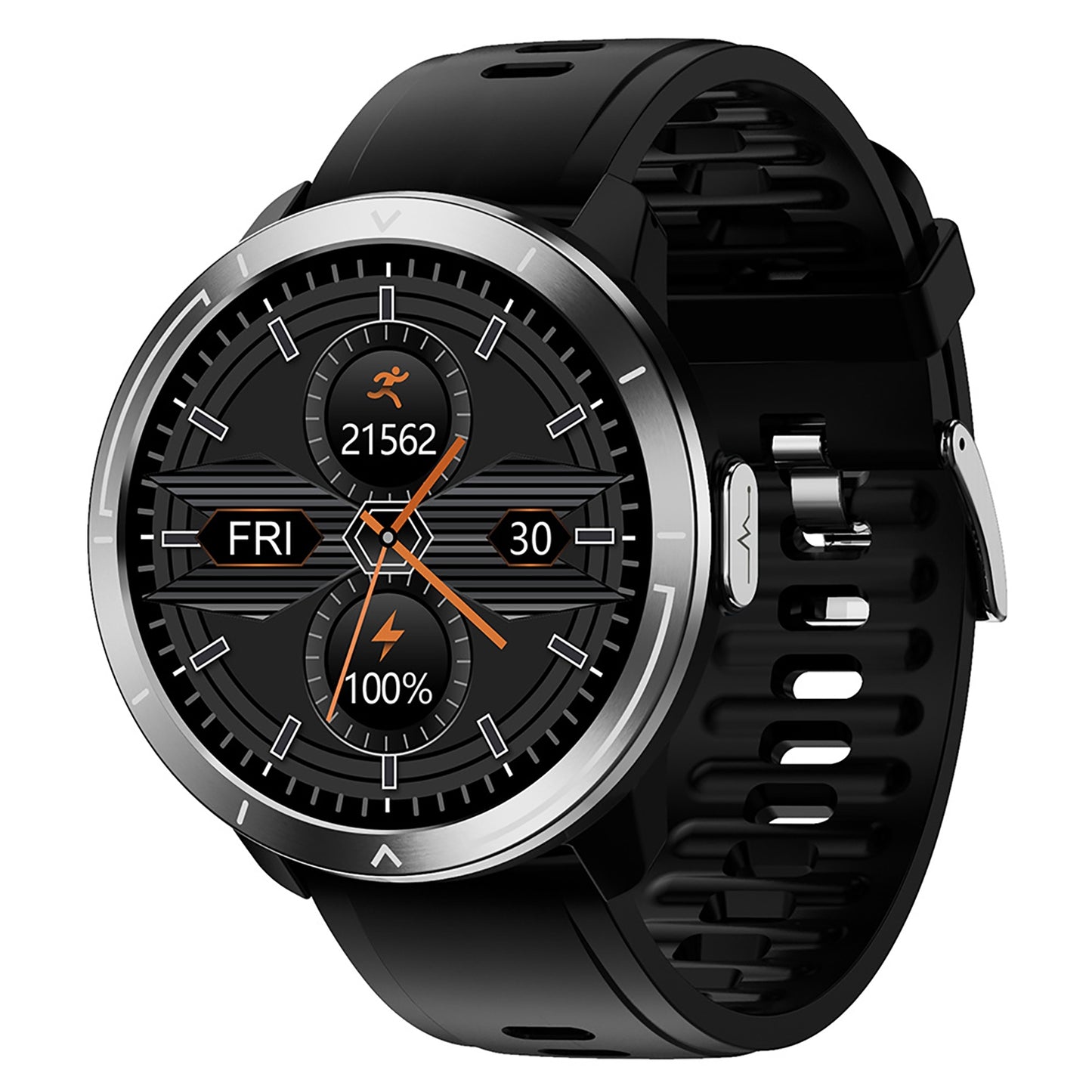 ZEBLAZE M18plus Business Smart Watch with Advanced Health Monitoring - Heart Rate, Blood Oxygen, ECG & Multi-Sport Fitness Tracker