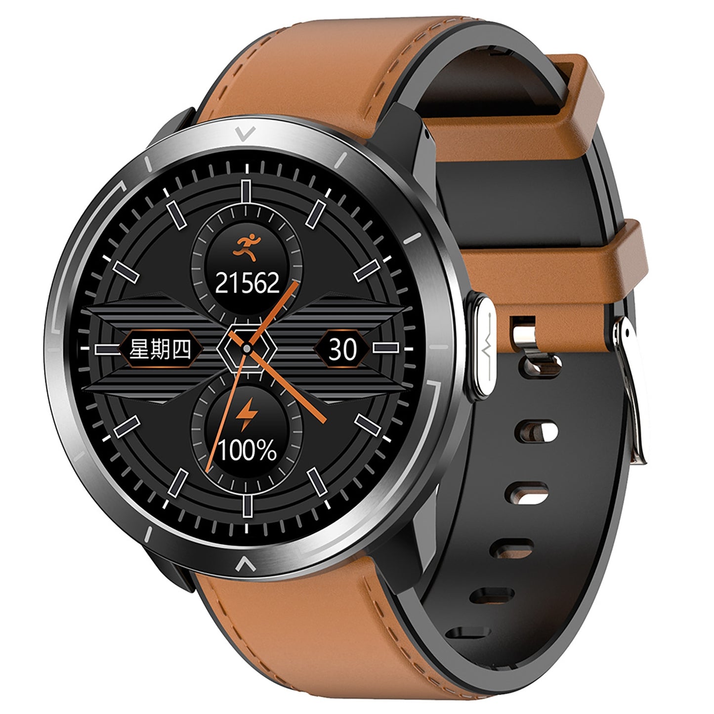 ZEBLAZE M18plus Business Smart Watch with Advanced Health Monitoring - Heart Rate, Blood Oxygen, ECG & Multi-Sport Fitness Tracker