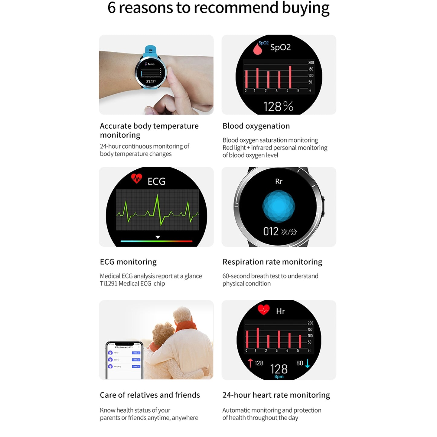 ZEBLAZE M18plus Business Smart Watch with Advanced Health Monitoring - Heart Rate, Blood Oxygen, ECG & Multi-Sport Fitness Tracker