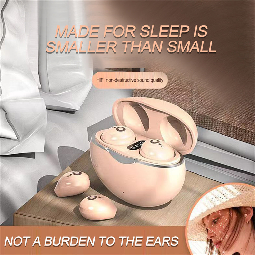 S800 Wireless Earbuds Bluetooth 5.3 Mini Invisible Headphones with 28H Playtime, IPX5 Waterproof, Touch Control, HiFi Stereo Sound for Sports, Fitness, Work, Sleep, and Home