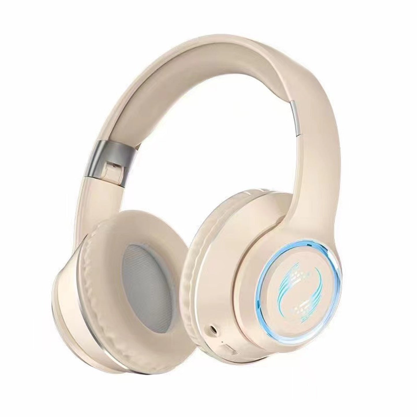 Noise Canceling Headset HIFI Sound Headphones Wireless Folding Scalable Gaming Headphones For Office Trucker pink