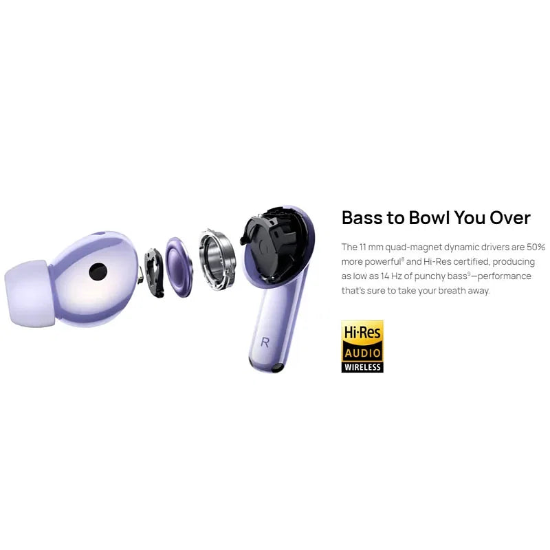 Black Huawei FreeBuds 6i (T0019) Wireless Earbuds with Intelligent Dynamic ANC 3.0, 11mm Quad-Magnet Driver, 35-Hour Battery Life, Bluetooth 5.3, IP54 Water-Resistant True Wireless Headphones