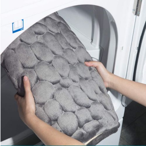 Soft Bath Mat Non Slip Rug Quick Dry Backing evlune