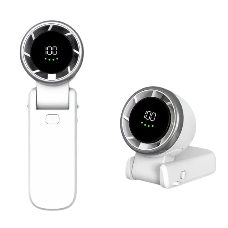 High-Speed Handheld Turbo Fan with 6-Blade Design and 13,500 RPM Brushless Motor