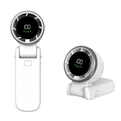 High-Speed Handheld Turbo Fan with 6-Blade Design and 13,500 RPM Brushless Motor