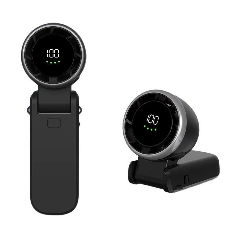 High-Speed Handheld Turbo Fan with 6-Blade Design and 13,500 RPM Brushless Motor