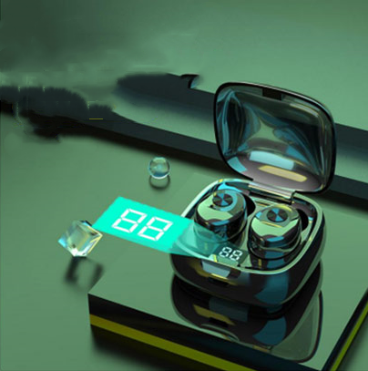 W01 Wireless Active Noise Cancelling Earbuds - Bluetooth 5.0 Mini Invisible In-Ear True Wireless Headphones with IPX4 Waterproof (Color: F)