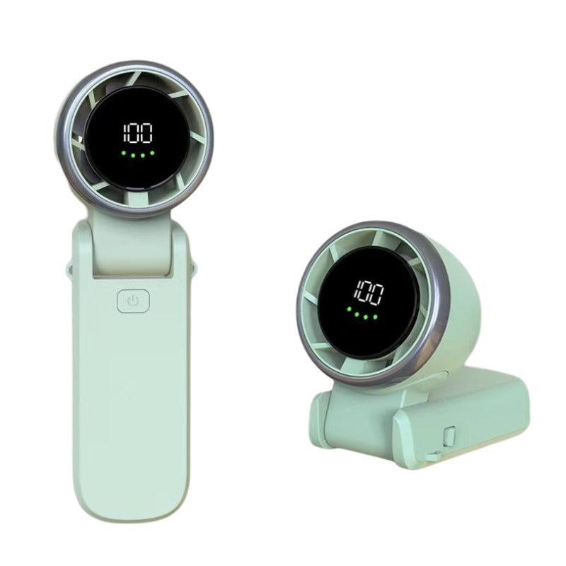 High-Speed Handheld Turbo Fan with 6-Blade Design and 13,500 RPM Brushless Motor