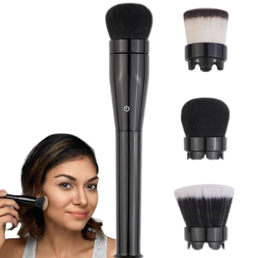 3 in 1 Electric Makeup Brush with 360° Automatic Rotation Vibration evlune