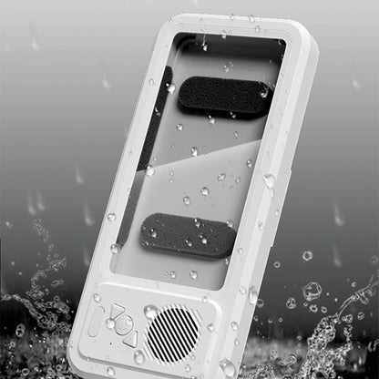 360 Rotation Shower Phone Mount with Built in Speaker evlune