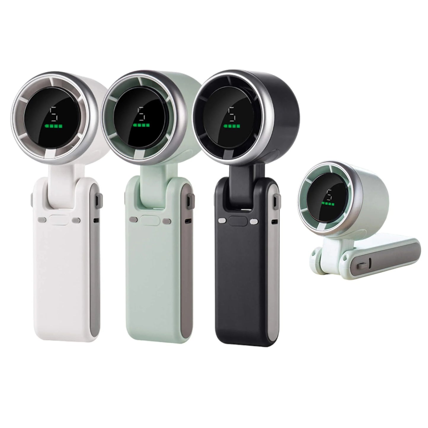 High-Speed Handheld Turbo Fan with 6-Blade Design and 13,500 RPM Brushless Motor