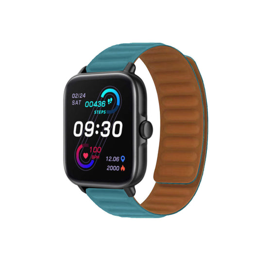 SmartPRO Smartwatch with Magnetic Belt and Activity Tracker - Teal - 42mm Full Touch OLED Fitness Watch with IP67 Waterproof and Heart Rate Monitor