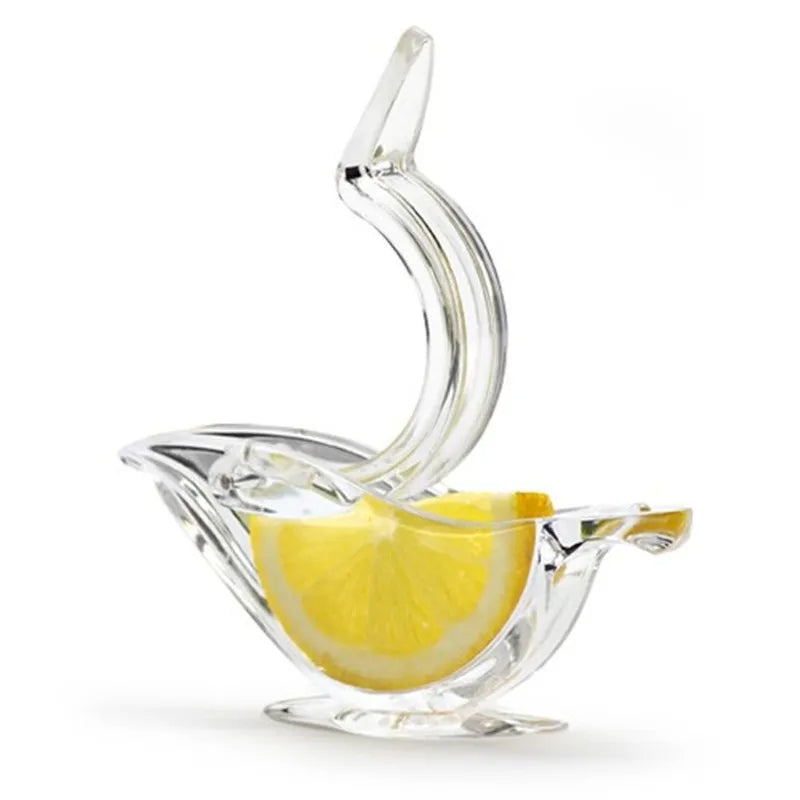 Acrylic Lemon Juice Press Squeezer - Bird Design Manual Citrus Juicer for Fresh Lemonade, Cocktails, and Cooking