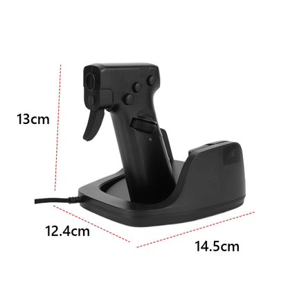 ماوس ألعاب عمودي على شكل مسدس - ماوس FPS مريح بمقبض مسدس مع زناد حقيقي