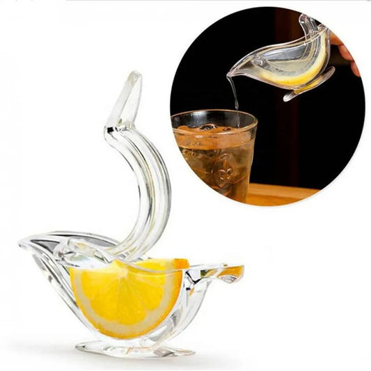 Acrylic Lemon Juice Press Squeezer Bird Design Manual Citrus Juicer evlune