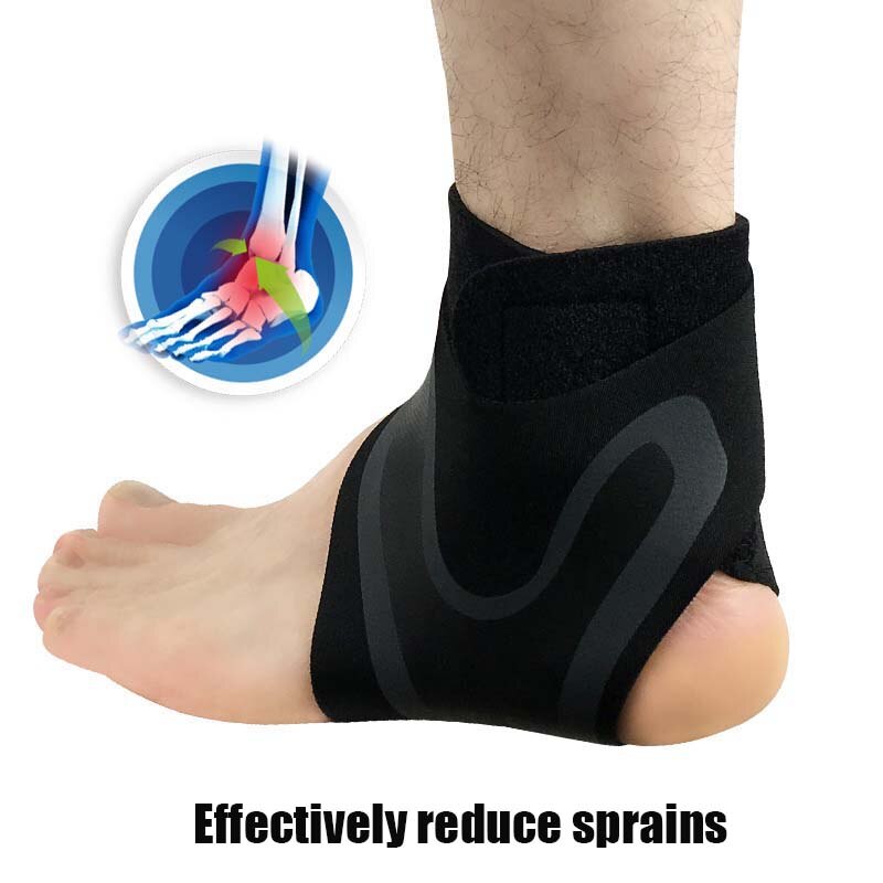 Adjustable Ankle Stabilizer Brace Running Sports Injury Prevention evlune