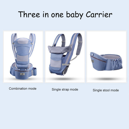 Adjustable Head Support Ergonomic Baby Carrier Front Back Positions evlune