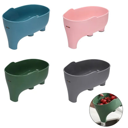 Animal Design Sink Strainer Plastic Colander evlune