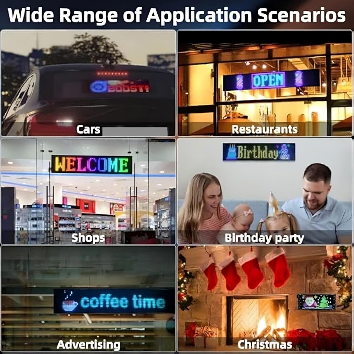 App Controlled Big Eye Windshield Lights evlune