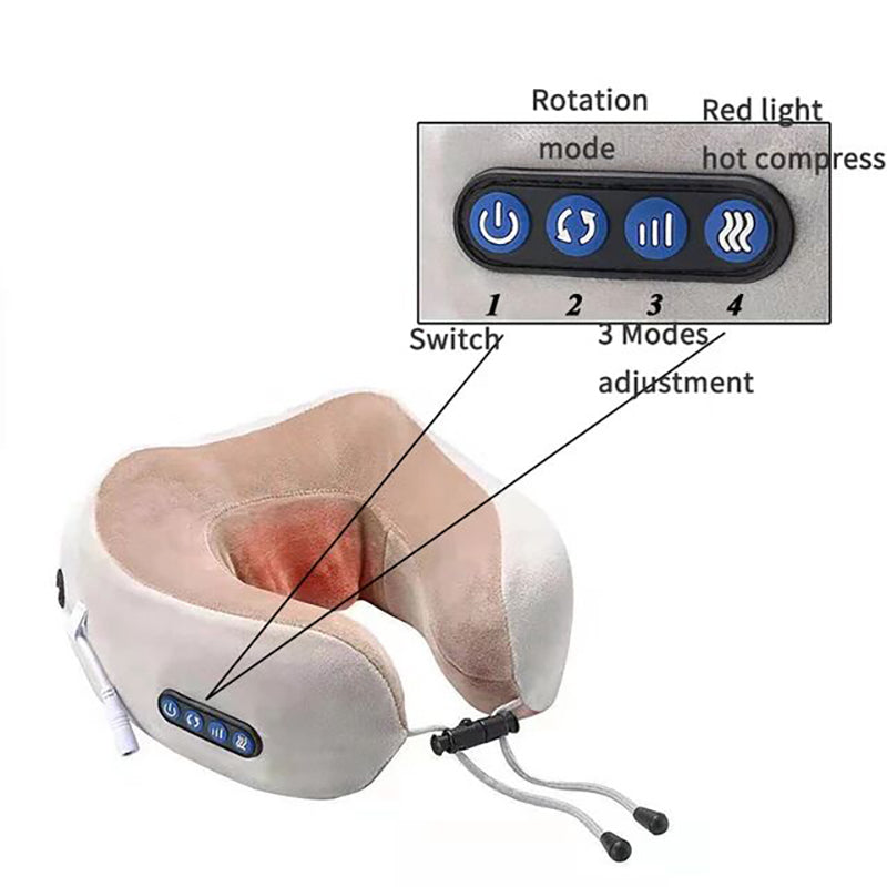 Auto Shut off Ergonomic Cervical Support Pain Relief evlune