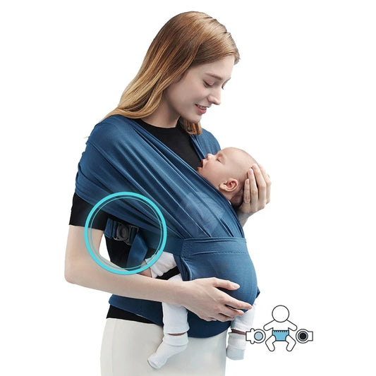 Baby Sling Wrap Stretchy Carrier Hands Free Newborn Carrier evlune