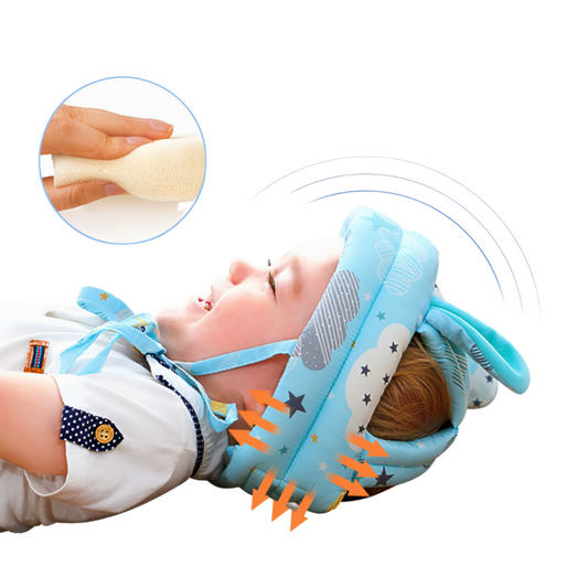 Baby Toddler Safety Anti Collision Helmet Adjustable Head Protection Cap evlune