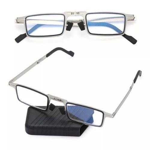 Blue Light Filter Reading Glasses Computer Screen Eye Protection Foldable Compact evlune