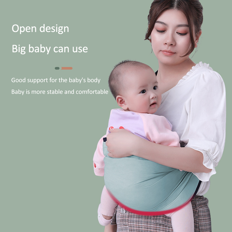 Breathable Mesh Baby Shoulder Carrier Wrap Ergonomic Newborn to Toddler Sling with Adjustable Straps evlune