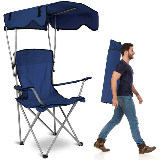 Camping Chair with Canopy evlune