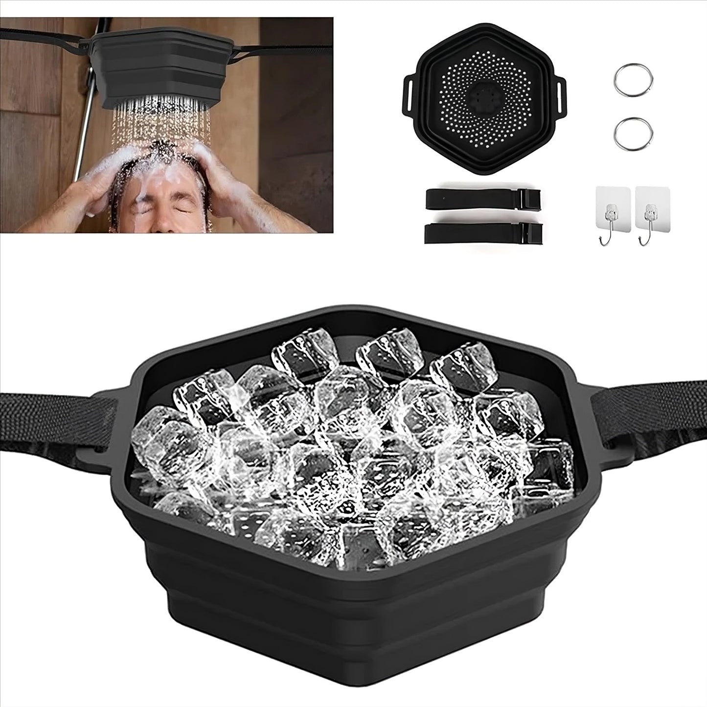  Cold Shower Attachment Therapy Device evlune