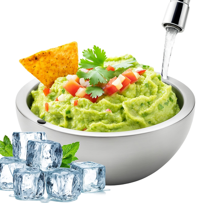 Double Wall Stainless Steel Cooling Bowl