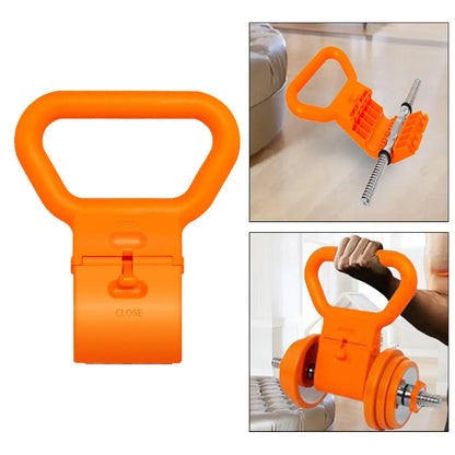 Dumbbell to Kettlebell Converter Handle evlune