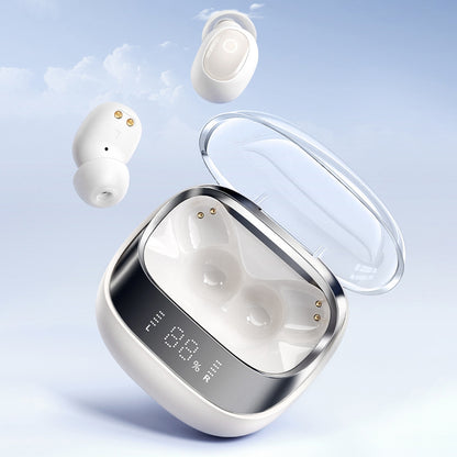 Wireless Bluetooth 5.3 Headphones with Digital Display - IPX4 Waterproof In-Ear Earbuds with Jerry Chip, 8+ Hour Battery Life (DB2)