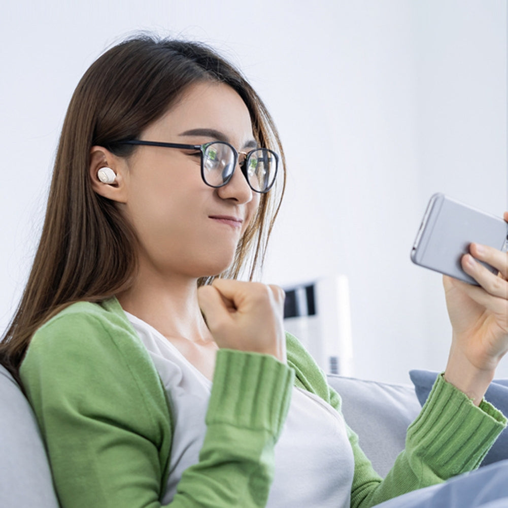 Wireless Bluetooth 5.3 Headphones with Digital Display - IPX4 Waterproof In-Ear Earbuds with Jerry Chip, 8+ Hour Battery Life (DB2)