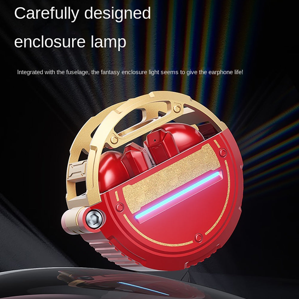 Gx-9 Bluetooth 5.3 Headphones Noise Reduction Bass Music Earphone Wireless Game Headset Blue
