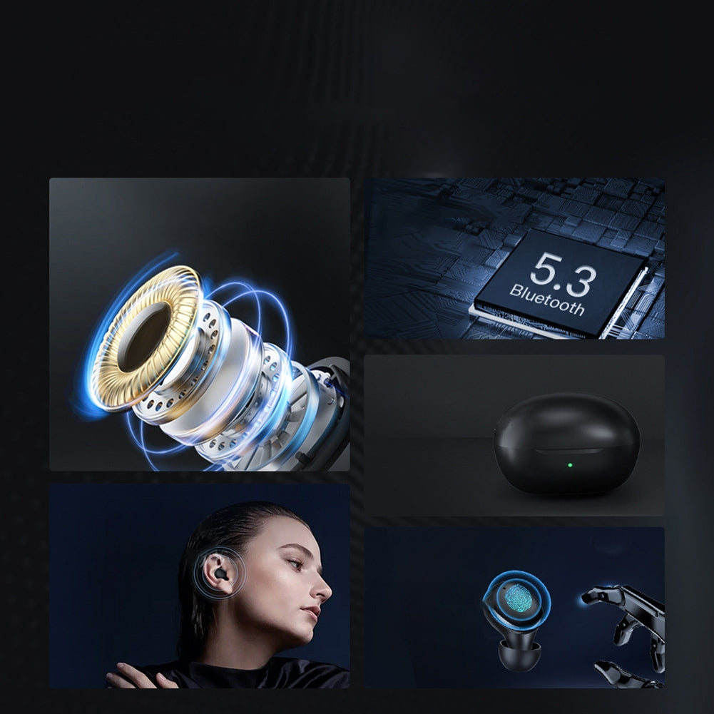 XY11 Wireless Earphones Noise Canceling Earbuds In-Ear Earphones Ultra Long Playtime Earphones For Workout Driving Running Working Hiking Travelling Purple XY-11 single and binaural use