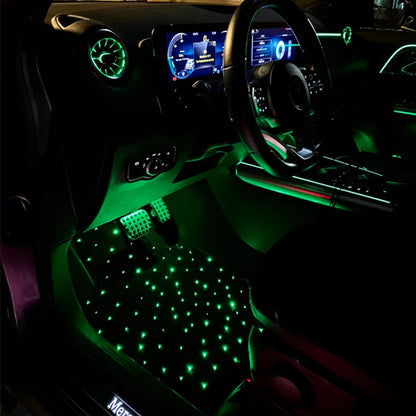 Fiber Optic Star Car Mats evlune