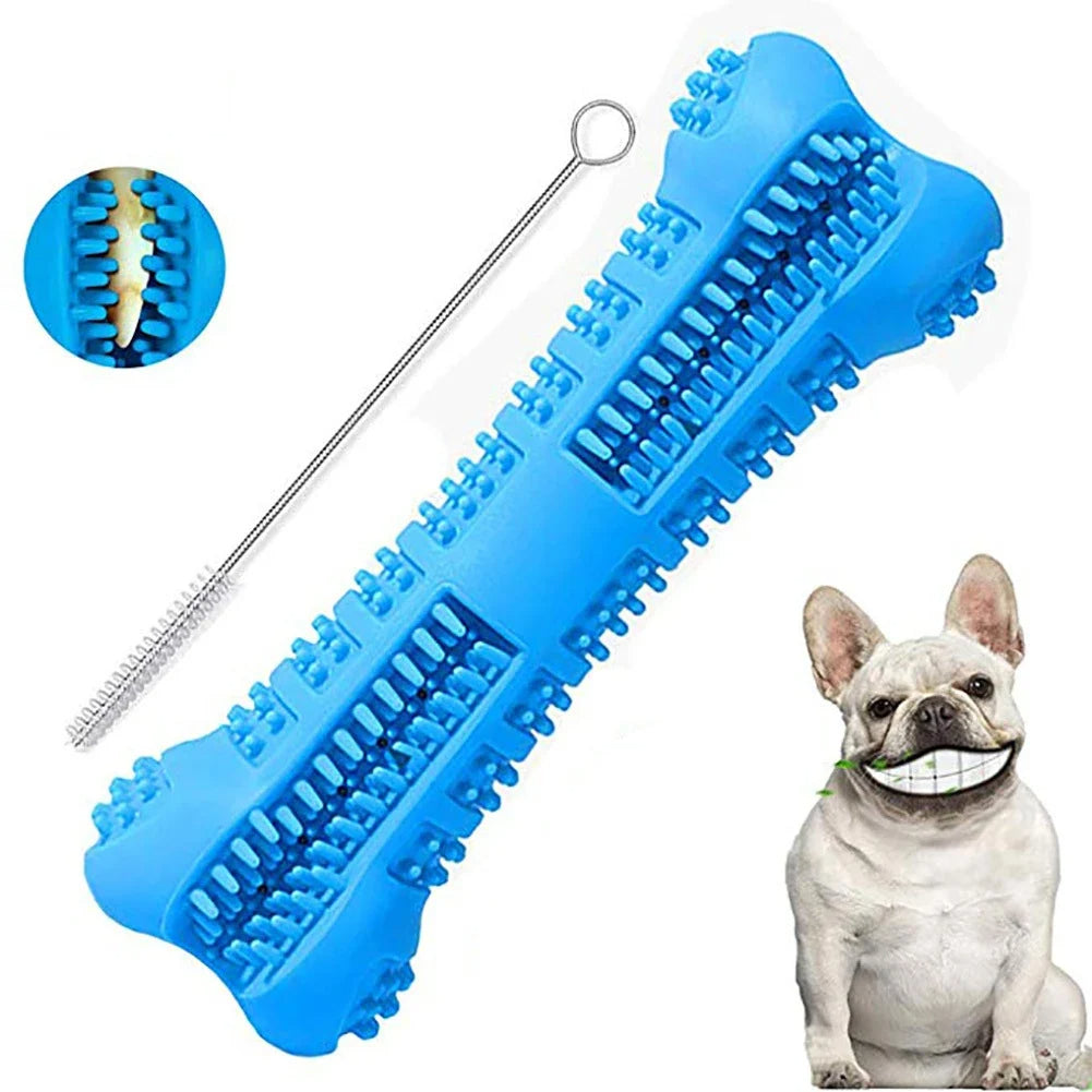  Finger Rubber Dog Toothbrush Soft evlune