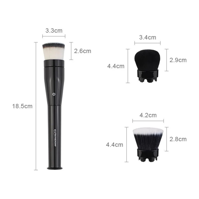 Flawless Foundation 3 in 1 Electric Makeup Brush Professional Applicator evlune